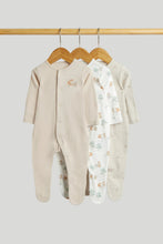 
                        
                          Load image into Gallery viewer, Mothercare 3 Pack My First Sleepsuits
                        
                      
