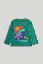 
                        
                          Load image into Gallery viewer, Mothercare Green Crocodile Long-Sleeved T-Shirt
                        
                      