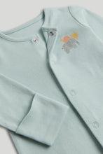 
                        
                          Load image into Gallery viewer, Mothercare 3 Pack Safari Sleepsuits
                        
                      