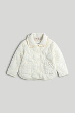 
                        
                          Load image into Gallery viewer, Mothercare White Quilted Jacket
                        
                      