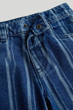 
                        
                          Load image into Gallery viewer, Mothercare Blue Striped Denim Jeans
                        
                      
