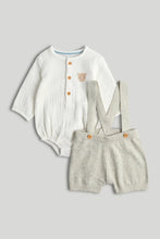 
                        
                          將圖片載入圖庫檢視器 Mothercare Knitted Shorts and Bodysuit Outfit
                        
                      