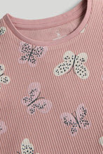 
                        
                          Load image into Gallery viewer, Mothercare 2 Pack Butterfly Ribbed Pyjamas
                        
                      