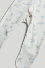 
                        
                          Load image into Gallery viewer, Mothercare 3 Pack My First Blue Sleepsuits
                        
                      