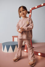 
                        
                          Load image into Gallery viewer, Mothercare Purple Sweatshirt and Legging Outfit
                        
                      