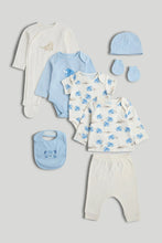 
                        
                          Load image into Gallery viewer, Mothercare My First Elephant and Tiger 8-Piece Outfit Gift Set
                        
                      
