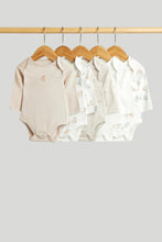 
                        
                          Load image into Gallery viewer, Mothercare 5 Pack My First Fox Long-Sleeved Bodysuits
                        
                      