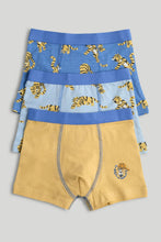 
                        
                          Load image into Gallery viewer, Mothercare 3 Pack Tiger Trunk Briefs
                        
                      