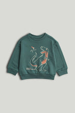 
                        
                          Load image into Gallery viewer, Mothercare Green Dinosaur Sweat Top
                        
                      