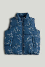 
                        
                          Load image into Gallery viewer, Mothercare Blue Plane Padded Gilet
                        
                      