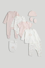 
                        
                          Load image into Gallery viewer, Mothercare My First Pink Bunny 8-Piece Outfit Gift Set
                        
                      
