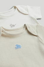 
                        
                          Load image into Gallery viewer, Mothercare 5 Pack My First Blue Tiger and Elephant Short-Sleeved Bodysuits
                        
                      