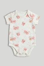 
                        
                          Load image into Gallery viewer, Mothercare 5 Pack My First Pink Flower and Butterfly Short-Sleeved Bodysuits
                        
                      