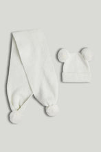 
                        
                          Load image into Gallery viewer, Mothercare Knitted Beanie Hat and Scarf Set
                        
                      
