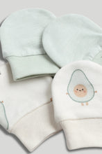 
                        
                          Load image into Gallery viewer, Mothercare 2 Pack My First Green Baby Mitts
                        
                      