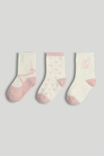 
                        
                          Load image into Gallery viewer, Mothercare 3 Pack Ballet Socks
                        
                      