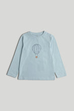 
                        
                          Load image into Gallery viewer, Mothercare Blue Balloon Long-Sleeved T-Shirt
                        
                      