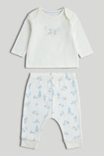 
                        
                          Load image into Gallery viewer, Mothercare My First White and Blue 8-Piece Outfit Gift Set
                        
                      