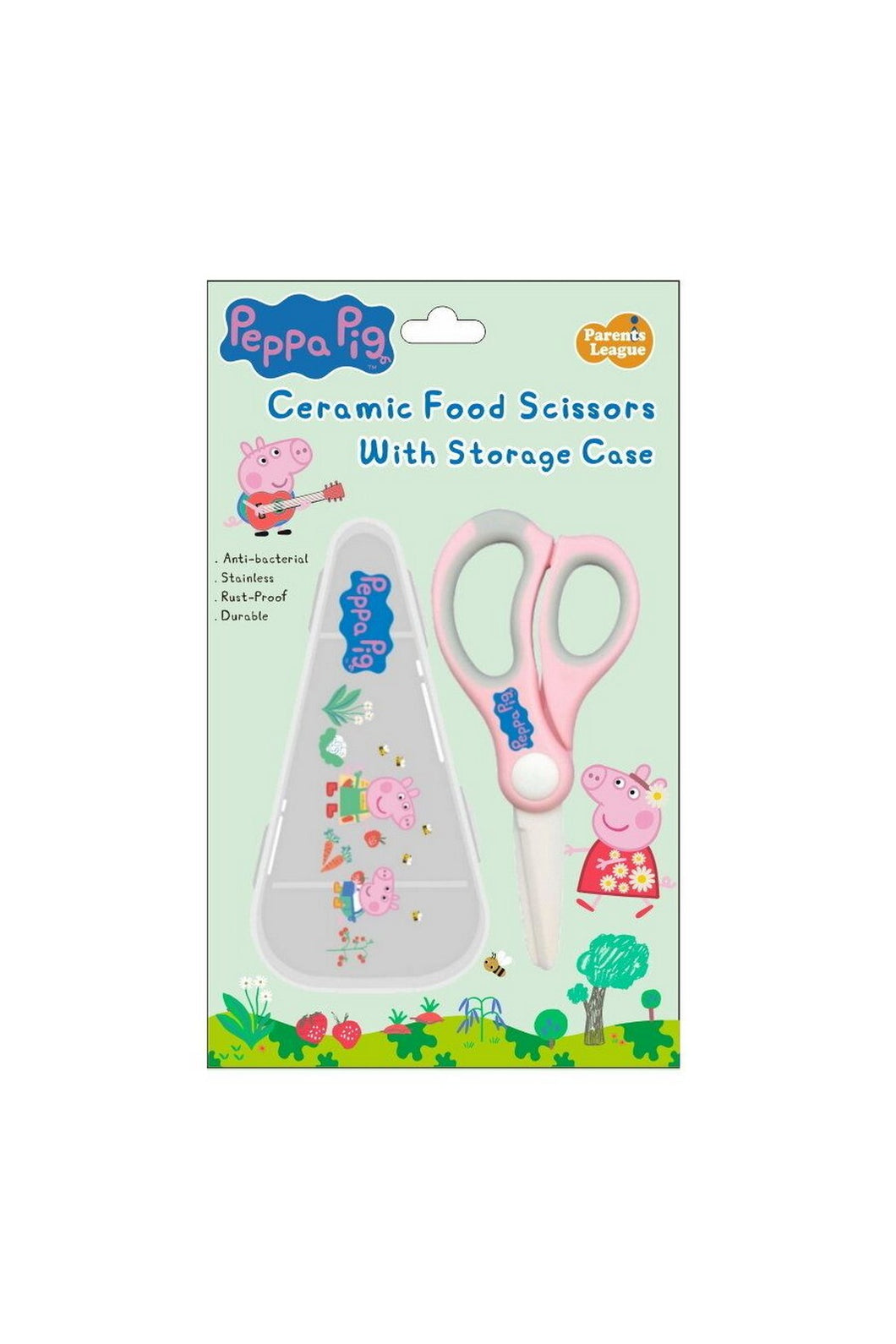 Parents League Peppa Pig Food Scissors Pink