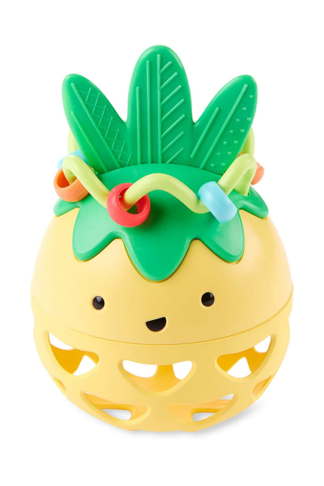 Skip Hop Farmstand Roll Around Pineapple Rattle Baby Toy 1