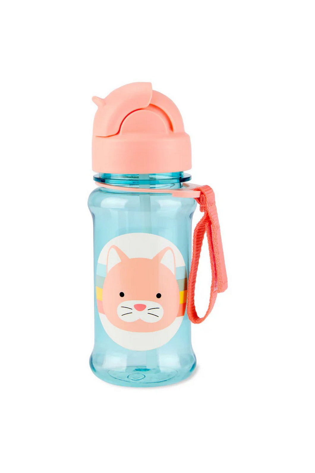 Skip Hop Zoo Tritan Renew Straw Bottle Cat