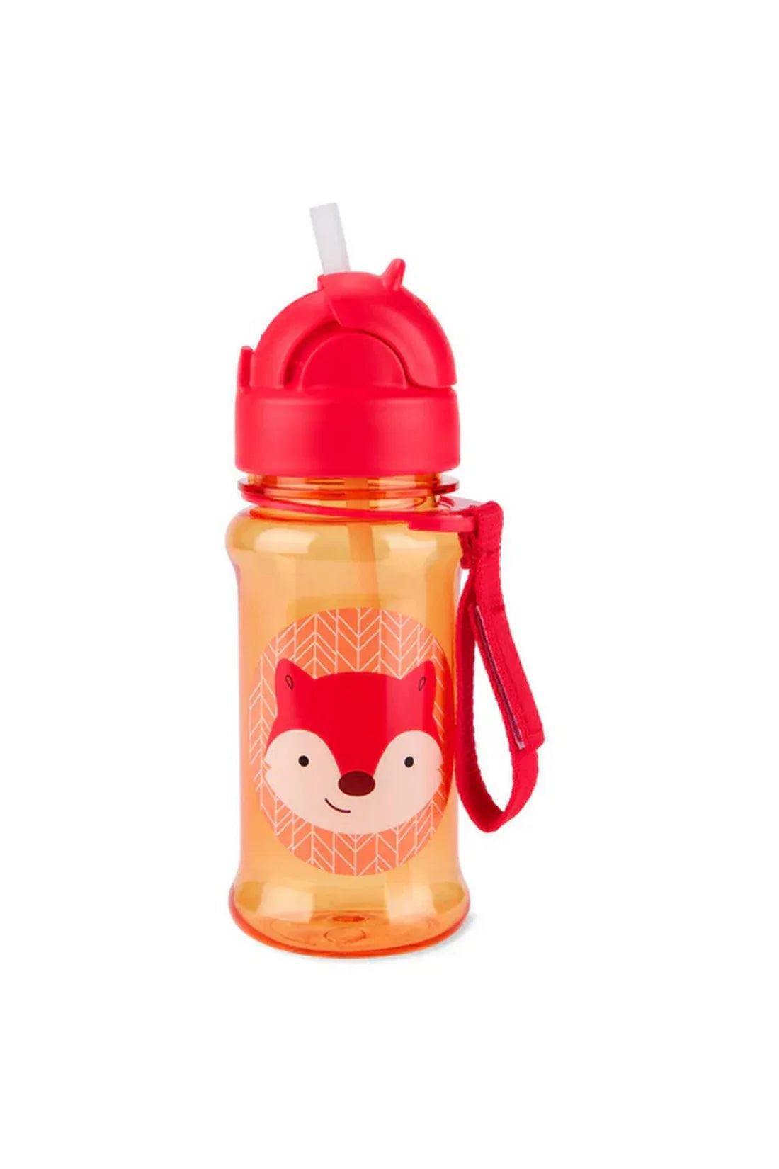 Skip Hop Zoo Tritan Renew Straw Bottle (12M+) - Cat main image 1