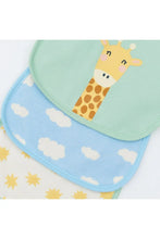 
                        
                          Load image into Gallery viewer, Snapkis Everyday Bib Set (3 Pack) - Giraffe
                        
                      