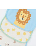 Snapkis Everyday Bib Set (3 Pack) - Lion