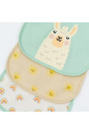 Snapkis Everyday Bib Set (3 Pack) - Llama - mothercare hong kong