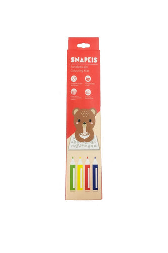 Snapkis Colouring Placemat Bear 1