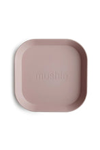 
                        
                          Load image into Gallery viewer, Mushie Square Dinnerware Plates - 2 Pack Blush 1
                        
                      
