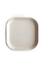 
                        
                          Load image into Gallery viewer, Mushie Square Dinnerware Plates - 2 Pack Ivory 1
                        
                      
