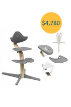 
                        
                          Load image into Gallery viewer, Stokke Nomi Chair With Newborn Set Bundle Offer $4,780
                        
                      