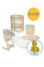 
                        
                          Load image into Gallery viewer, Stokke Sleepi V3 Full Set With Tripp Trapp Prime Bundle ($11,330 with Free Gift)
                        
                      