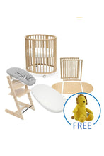 
                        
                          Load image into Gallery viewer, Stokke Sleepi V3 Full Set With Tripp Trapp Prime Bundle ($11,330 with Free Gift)
                        
                      