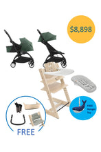 
                        
                          Load image into Gallery viewer, Stokke Tripp Trapp Chair - Beech with YOYO⁵ Newborn Bundle ($8,898 with Free Gift)
                        
                      