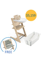 
                        
                          將圖片載入圖庫檢視器 Stokke - Tripp Trapp® 4 件套裝 $3,999 - 橡木，適用6-36 個月 (免費坐墊-可選)
                        
                      