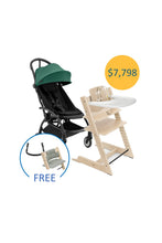 
                        
                          Load image into Gallery viewer, Stokke Tripp Trapp Chair - Beech with YOYO⁵ Stroller Bundle 6+ ($7,798 With Free GIFT)
                        
                      