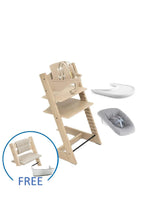 
                        
                          Load image into Gallery viewer, Stokke Tripp Trapp Chair 5pcs Bundle - Oak $4,899 0-36 months (Free Classic Cushion)
                        
                      