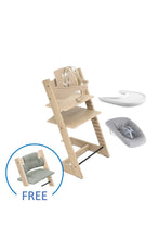 
                        
                          Load image into Gallery viewer, Stokke Tripp Trapp Chair - OAK with Newborn Set Bundle Offer (Free Classic Cushion)
                        
                      