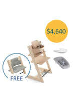 
                        
                          將圖片載入圖庫檢視器 Stokke Tripp Trapp® 新生兒5 件套裝 $4,640 - 山毛櫸木，適合0-36 個月 (免費坐墊-可選)
                        
                      