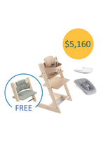 
                        
                          將圖片載入圖庫檢視器 Stokke Tripp Trapp® 新生兒5 件套裝 $5,160 - 山毛櫸木，適合0-36 個月 (免費坐墊-可選)
                        
                      