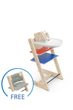 
                        
                          Load image into Gallery viewer, Stokke Tripp Trapp High Chair 4pcs Bundle - MoMa $4,799 6-36 months (Free Classic Cushion)
                        
                      
