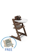 
                        
                          Load image into Gallery viewer, Stokke Tripp Trapp High Chair 4pcs Bundle - Signature Walnut Warm Brown $3,899 6-36 months (Free Classic Cushion)
                        
                      