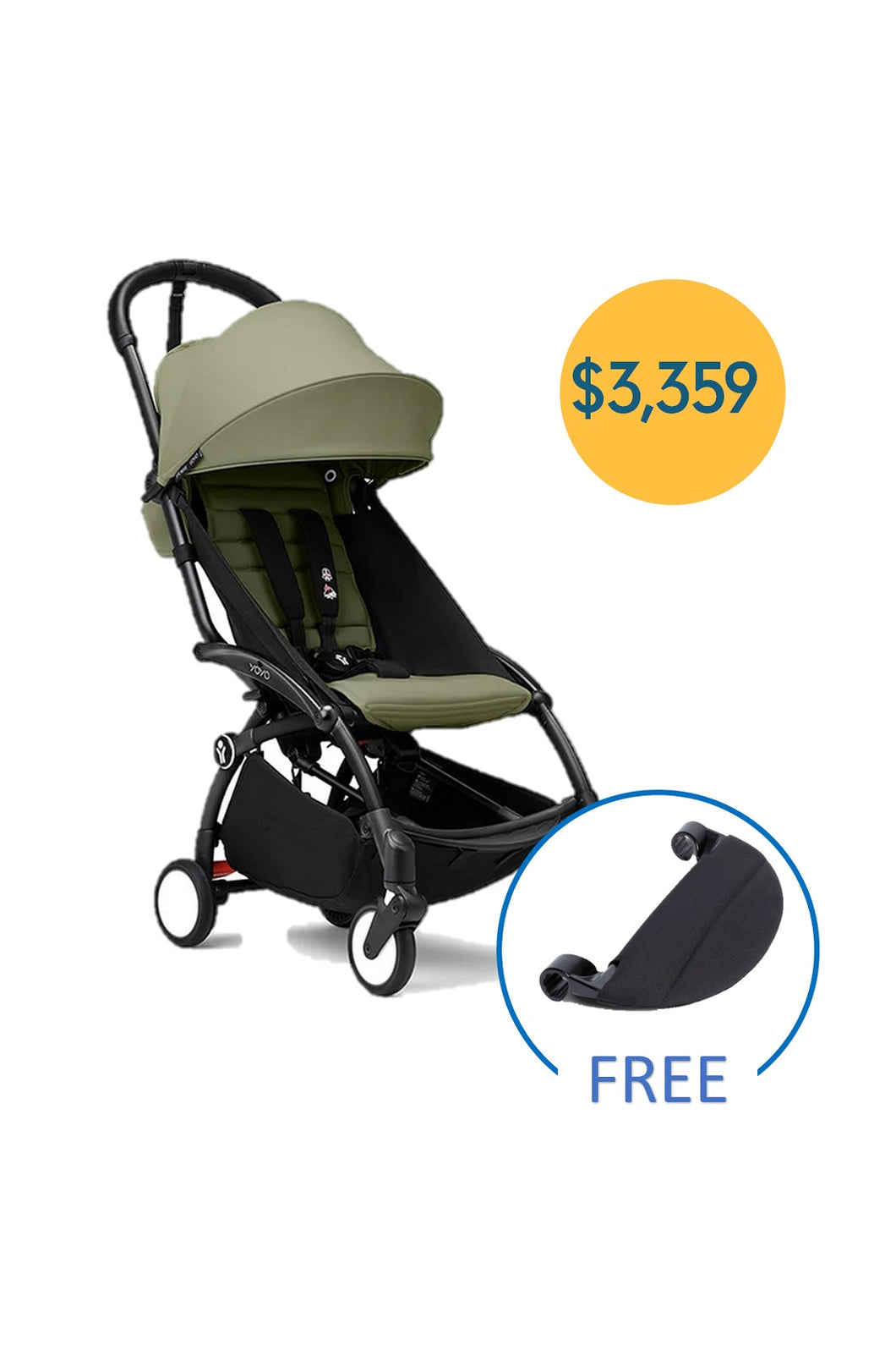 Stokke® YOYO³ stroller from 6 months ($3,359 with free leg rest)
