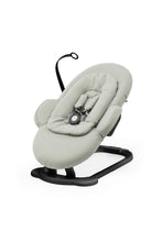 
                        
                          Load image into Gallery viewer, Stokke Steps Bouncer Soft Sage Black Chassis 1
                        
                      