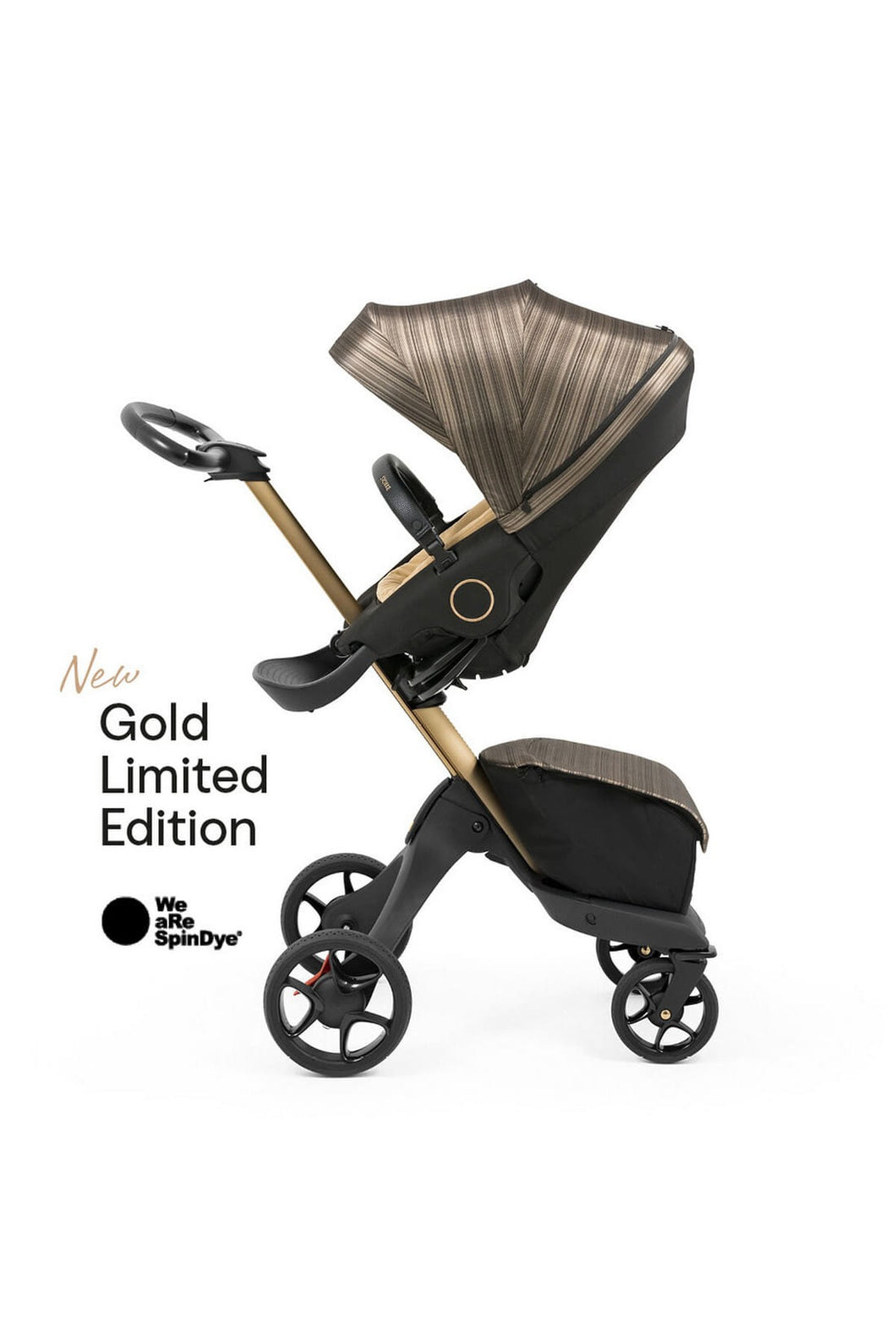 Stokke Xplory X Stroller - Gold Black Limited Edition 1