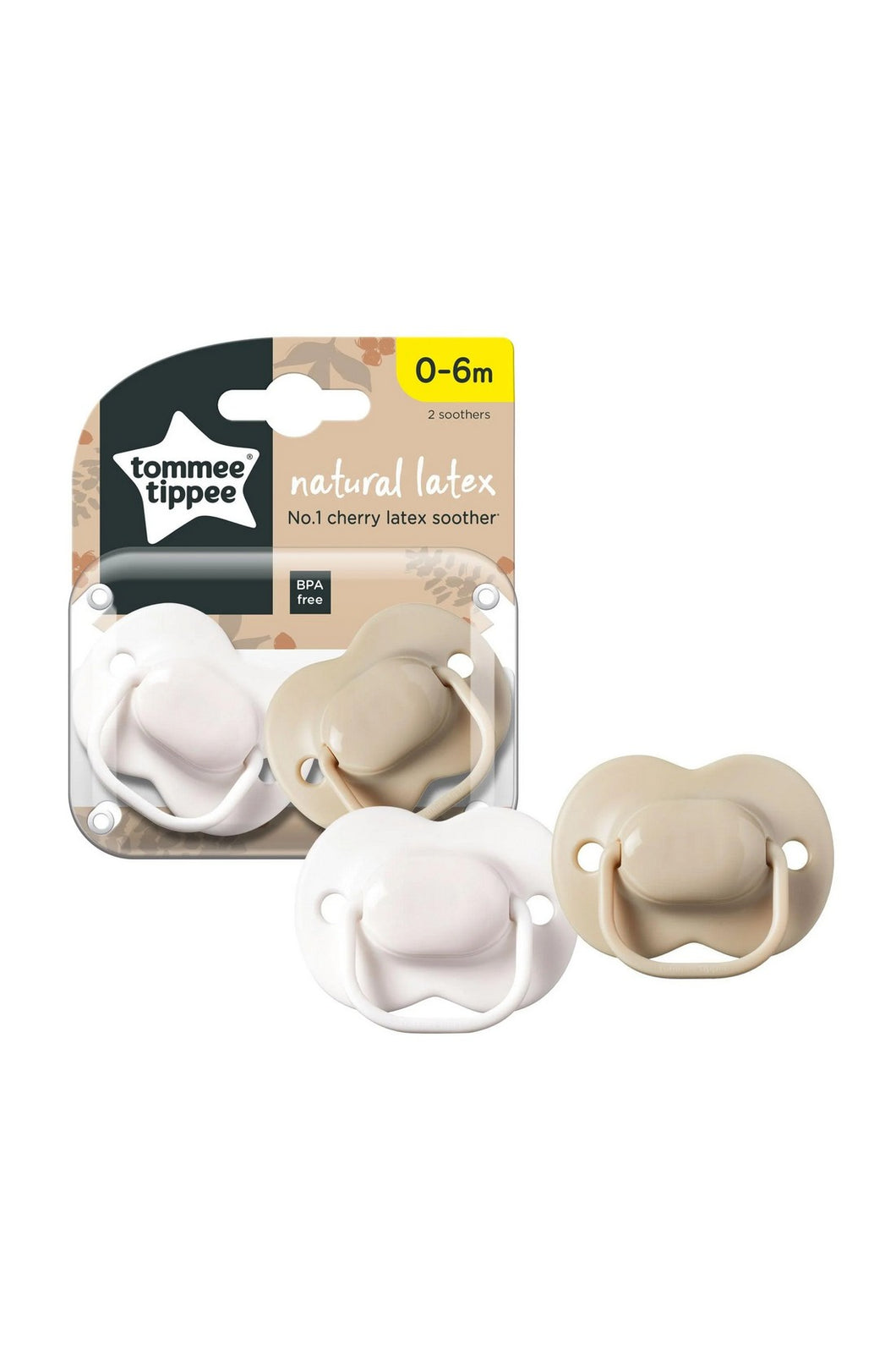 Tommee Tippee 0-6M Natural Latex Soother 1