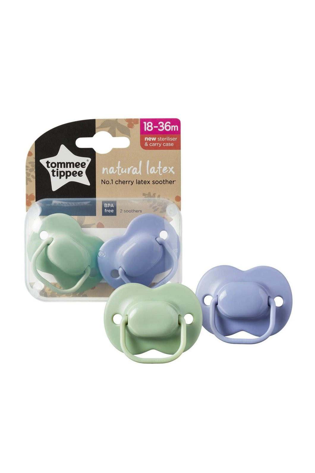 Tommee Tippee 18-36M Natural Latex Soother 1