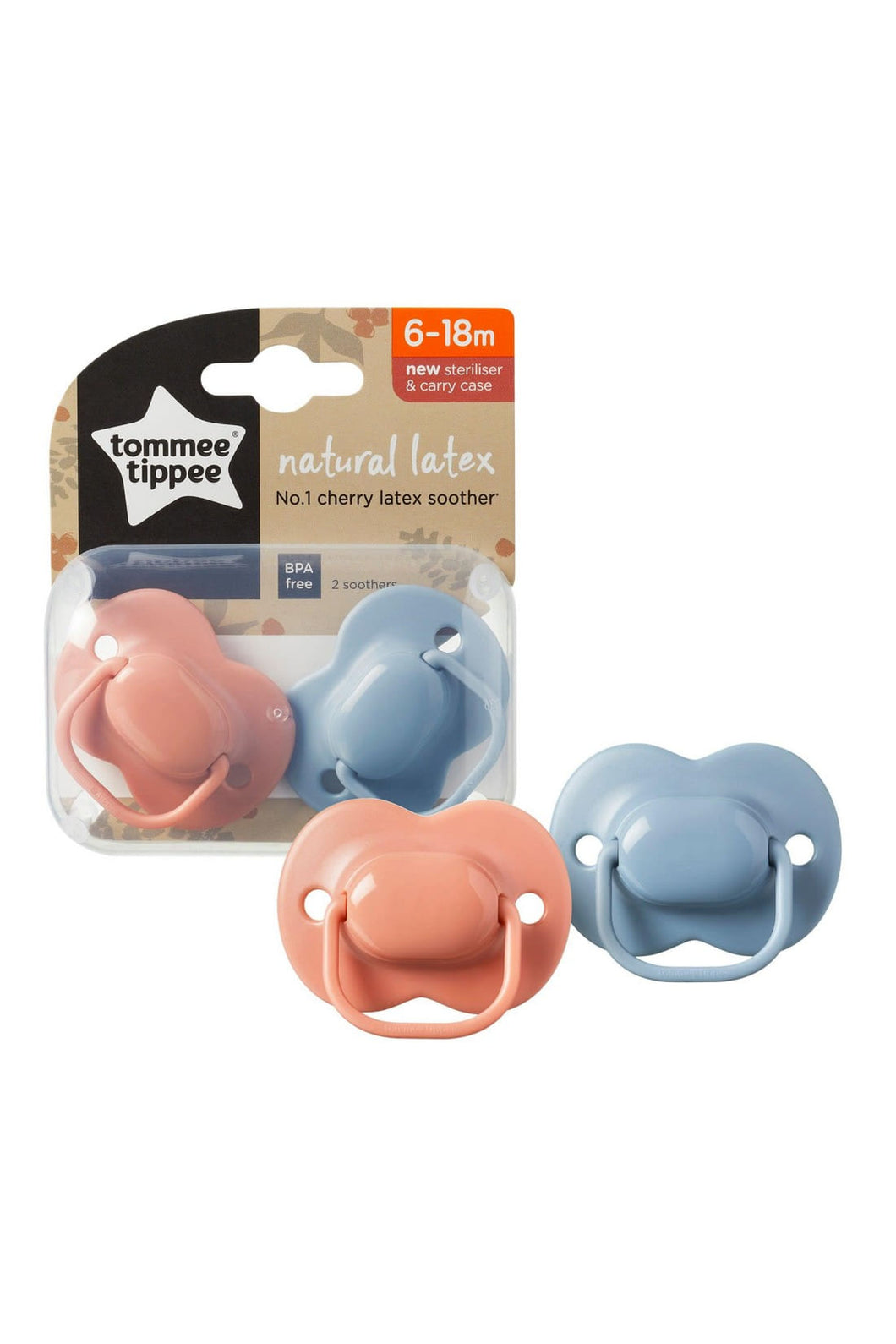 Tommee Tippee 6-18M Natural Latex Soother